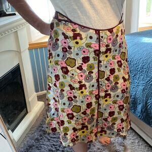 Tocca slip-style floral print skirt multi-colored